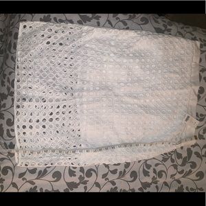 White lace skirt size 14